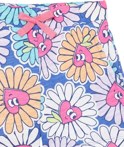 Vista 8 de Tienda Essentials Girls and Toddlers' Knit Jersey Play Shorts (Previously Spotted Zebra), Multipacks