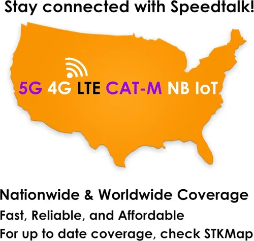 Vista 2 de Tarjeta SIM GSM SpeedTalk Mobile para Rastreadores GPS 5G 4G - Dispositivos de Rastreo para Mascotas, Niños, Personas Mayores y Vehículos - Servicio