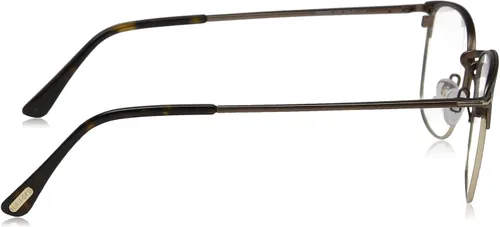 Vista 3 de Gafas graduadas Tom Ford FT 5453 049 Mate Marrón Oscuro, Oro Rosa Brillante