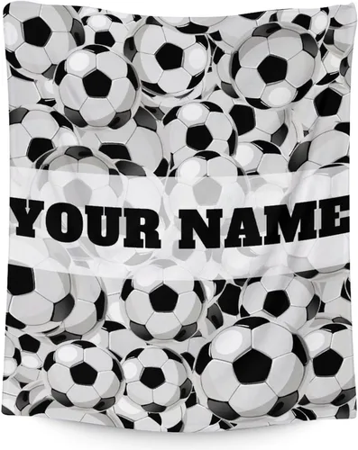 Vista 14 de Manta de fútbol para regalar – Manta deportiva de 30 x 40 pulgadas para adultos y niños, mantas coloridas de felpa suave para sofá, oficina