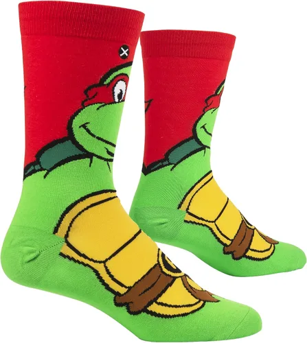 Vista 3 de Odd Sox, Nickelodeon TMNT Teenage Mutant Ninja Turtles, 90's Cartoon, Fun Socks