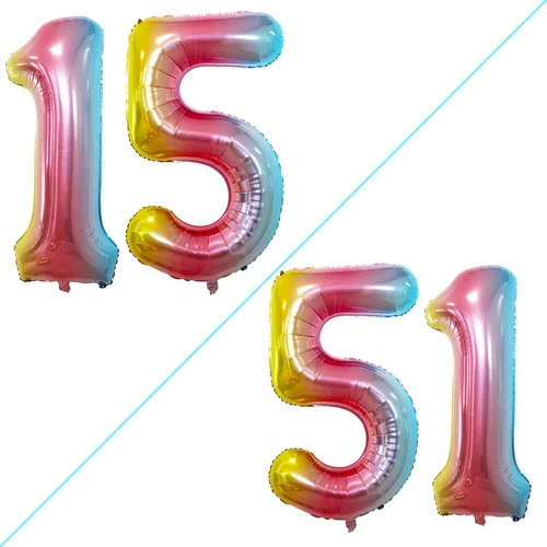 Vista 333 de Goer, conjunto de globos de papel aluminio para decoraciones de cumpleaños, globos de las letras de feliz cumpleaños y de números Oro