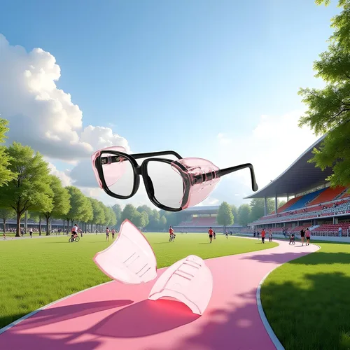 Vista 7 de 1 juego de gafas de seguridad laterales protectores laterales flexibles y ligeros para correr, ciclismo, deportes al aire libre, escudo contra