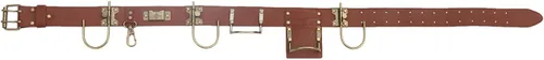 Vista 10 de TOURBON - Cinturón de herramientas ajustable con 2 bolsillos para herramientas, 7 fundas para herramientas (marrón oscuro) Hanging Hooks Hammer
