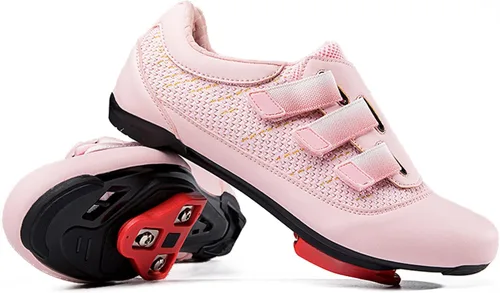 Vista 8 de NOXNEX Zapatos de ciclismo para hombre y mujer, compatibles con Peloton SPD Pedal Indoor Road Cycling Shoes