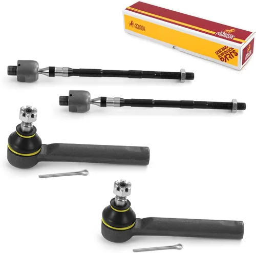 Vista 221 de Metrix Premium Chassis Parts - Kit de 4 piezas de extremos de barra de acoplamiento frontal exterior e interior compatible con Nissan Pathfinder