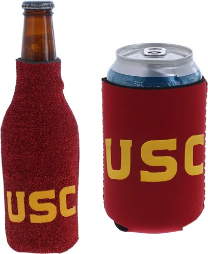 Vista 137 de College Team Color Logo Can & Bottle Holder Insulator Beverage Cooler Set