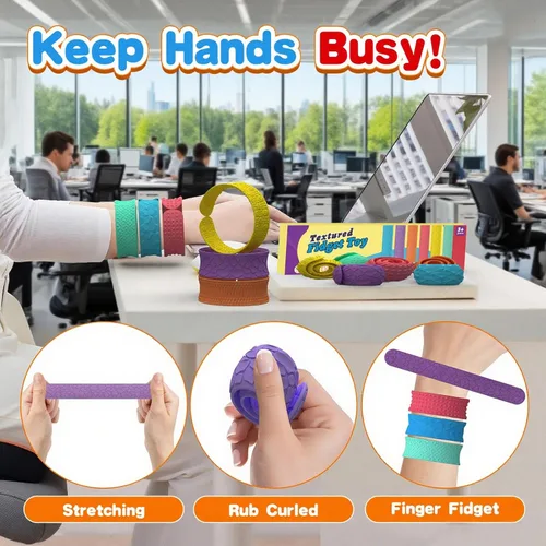 Vista 6 de Paquete de 6 juguetes para ansiedad para niños, juguetes sensoriales para niños con autismo, productos sensoriales para niños con autismo