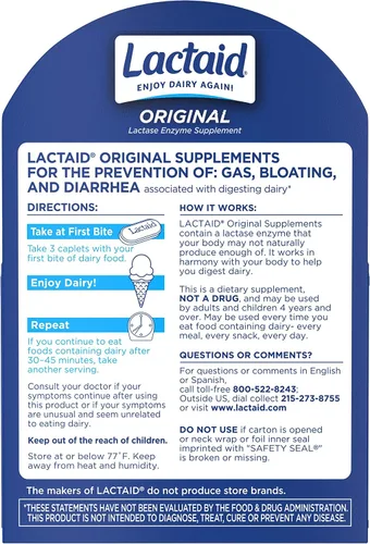Vista 8 de Suplemento Lactaid Fast Act, 300450080028, Originales, 1, 1