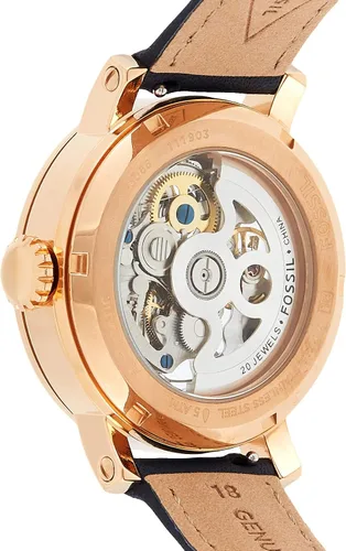 Vista 2 de Fossil Reloj cronógrafo de cuarzo de acero inoxidable y cuero para mujer Rose gold Reloj automático