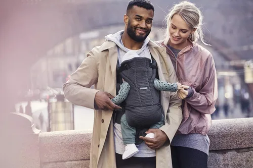 Vista 7 de BabyBjörn Portabebés Gratis, Malla 3D, Antracita