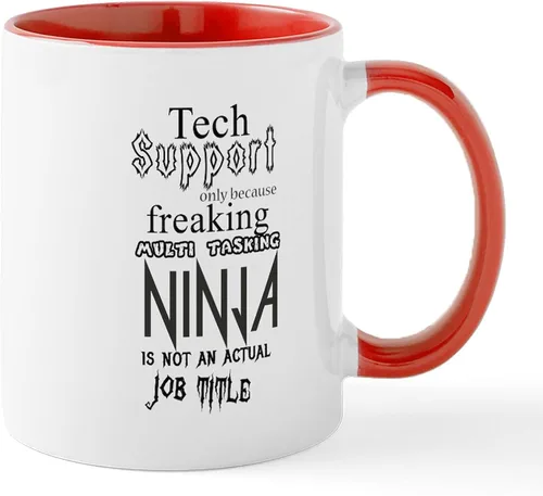 Vista 43 de CafePress Ascii - Taza de café de cerámica, taza de té, 11 onzas
