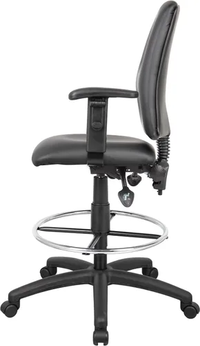 Vista 9 de Taburete multifunción Boss, de tela, Plástico Madera, Negro