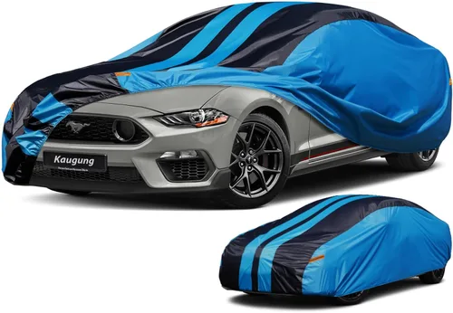 Vista 13 de Kaugung Funda impermeable para automóvil BMW Serie 3 (1999-2025), cubierta exterior completa para automóviles, ligera, resistente al sol, UV