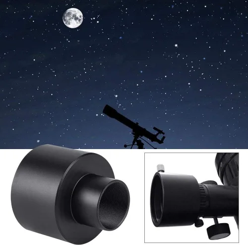 Vista 3 de Diyeeni Adaptador de ocular de telescopio de 1.25 a 2 pulgadas, adaptadores de foto para telescopio, Adaptador de montaje de foco de telescopio