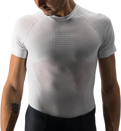 Vista 5 de Castelli Capa base de manga corta sin costuras Core - Blanco para hombre, LXL