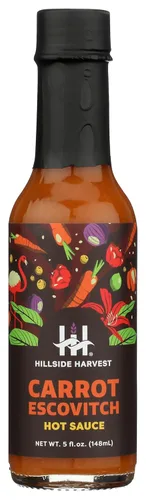 Vista 9 de Hillside Harvest Salsa picante original de pimiento picante, gourmet, hecha a mano, especias y cítricos, nivel de calor medio a picante, en caja