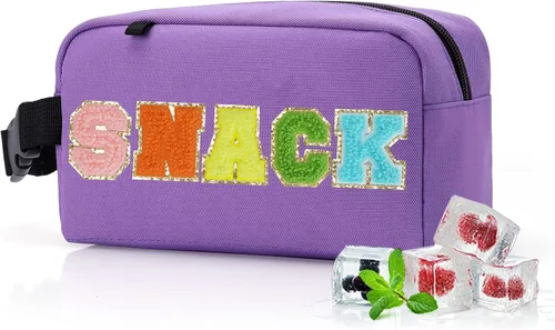 Vista 26 de Bolsa de almuerzo mini enfriadora Cerbonny, bolsa de almuerzo congelable y bolsa de snacks, bolsa aislada para viaje/trabajo/escuela, lonchera mini