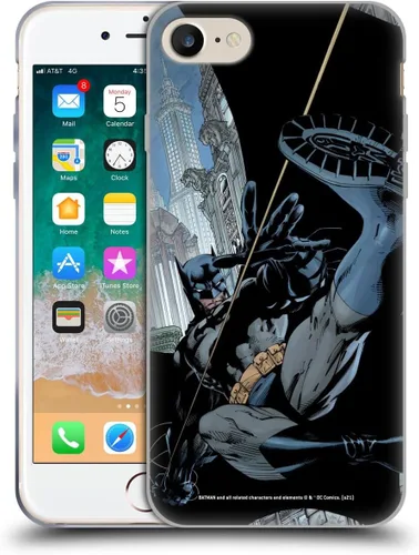 Vista 137 de Head Case Designs Funda de gel Hush con licencia oficial de Batman DC Comics #608 (protección de grado militar) compatible con Apple iPhone 7