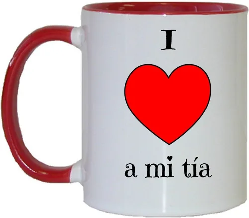Vista 12 de Gifts by Lulee, LLC Taza En Espanol para Yo Amo a Mi TIO/Tia Taza En Español De Chocolate Café O Te (2 B/w)