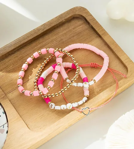 Vista 7 de DEXKWEN Taylor Lover Swifitie Superstar Fearless - Pulsera para borrar música, verano, playa, bohemio, juego de pulseras multicolor para mujeres