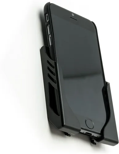Vista 5 de Dockem Soporte de pared sin daños para iPhone: 14, 13, 12, 11, Pro, Plus, Mini, Pro Max, SE 2/3, XS/X, XS Max, XR, 8/7, 8/7+, S22, S21, S20: 3M Negro