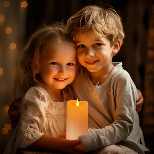 Vista 6 de Velas sin llama a pilas con temporizador de control remoto, velas LED parpadeantes con llama móvil 3D, cera real, 3 x 5 pulgadas, marfil realista