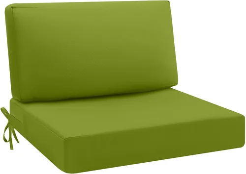 Vista 29 de idee-home Cojines impermeables para asiento de exteriores, para muebles de patio, cojines de repuesto para asiento profundo Hampton Bay