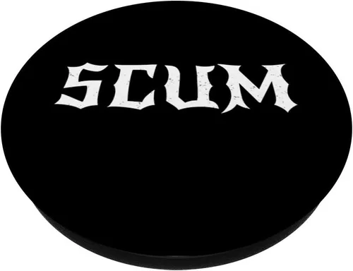 Vista 2 de Scum PopSockets Grip and Stand for Phones and Tablets, Negro
