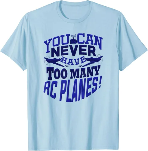 Vista 56 de RC Plane You Can Never Have Too Many RC Aviones Hobby Lover - Camiseta, gris, S