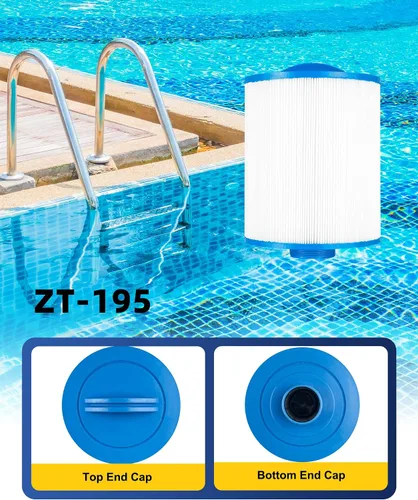 Vista 3 de ZOTEE Filtro de spa que reemplaza a balnearios artesianos, Unicel 6CH-502, Filbur FC-0311, PAS50SV-F2M, PAS50, Master Deluxe M60506, Excel XLS-604