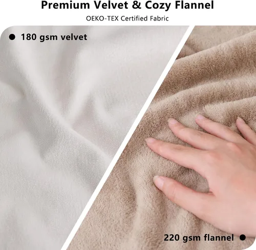 Vista 2 de Manta impermeable para perros pequeños, a prueba de fugas, manta reversible para sofá, cama, protector de muebles lavable a máquina, 25 x 35