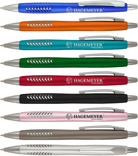 Vista 2 de SyPen Bolígrafos personalizados con tu logotipo o texto personalizado, paquete de 300 unidades a granel para negocios, fiestas y eventos, hermosos