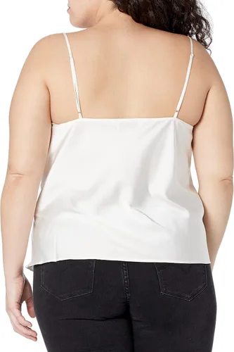 Vista 7 de The Drop Camiseta elástica sedosa con cuello de vaca Christy para mujer