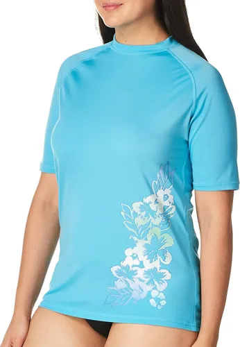 Vista 2 de Kanu Surf Camiseta deportiva de manga corta y camiseta deportiva Marina UPF 50+ para mujer