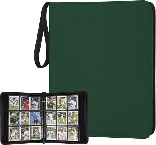 Vista 18 de GERMUN Carpeta de tarjetas coleccionables con 12 bolsillos, 720 bolsillos, carpeta de colección de tarjetas, carpeta de álbum de tarjetas para MTG