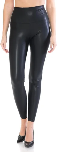 Vista 3 de Leggings Depot - Leggings de piel sintética para mujer, cómodos, de cintura alta, elásticos