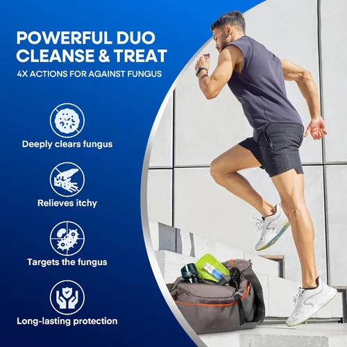 Vista 8 de Hermon Kit de jabón y aerosol antifúngico para picazón deportista: potente tratamiento de aerosol antifúngico y jabón para la picazón deportista