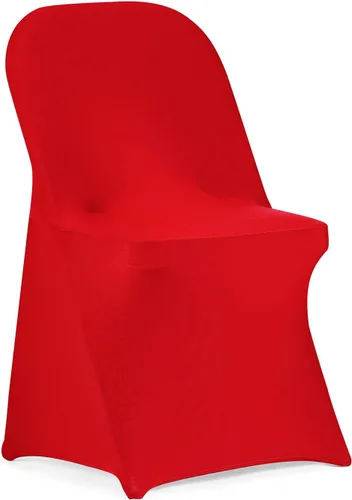 Vista 14 de Funda de silla Peomeise plegable, de elastano elástico para bodas, fiestas, banquetes, eventos