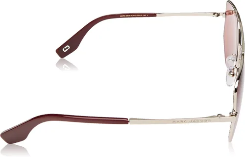 Vista 4 de Marc Jacobs Gafas de sol geométricas de aviador para mujer doradoborgoña talla única Oro Borgoña 59-16-145