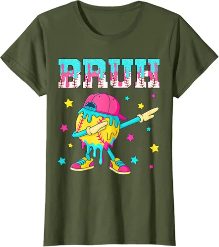 Vista 105 de Baseball Life Style 101 Apparel Youth Drip Baseball Boys Kid Camiseta