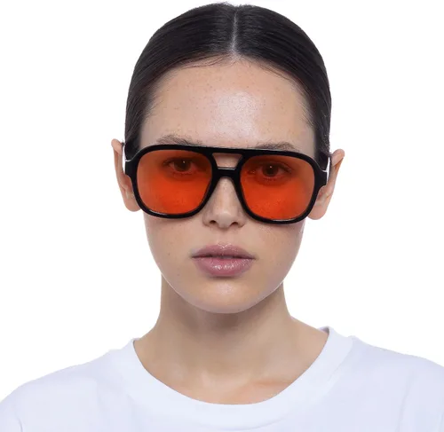 Vista 4 de AIRE Whirlpool - Gafas de sol - Negro, aviador, unisex, estilo Hollywood de los años 70