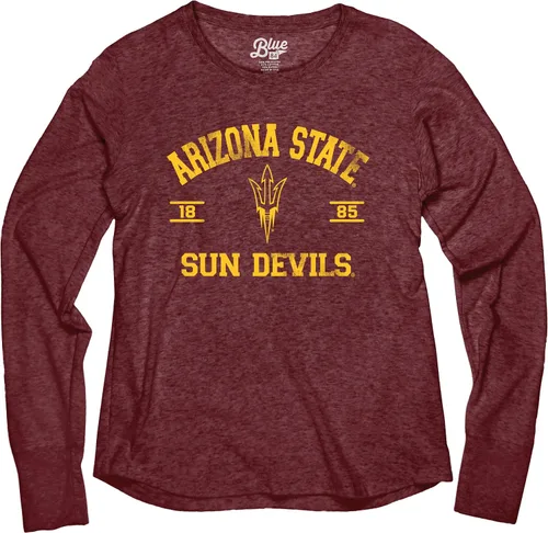 Vista 3 de Blue 84 NCAA Womens Long Sleeve T Shirt Tri-Blend Mascot