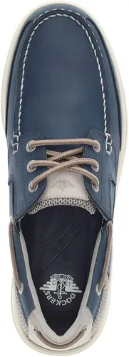 Vista 2 de Dockers Zapato náutico clásico de cuero para hombre con defensor de manchas