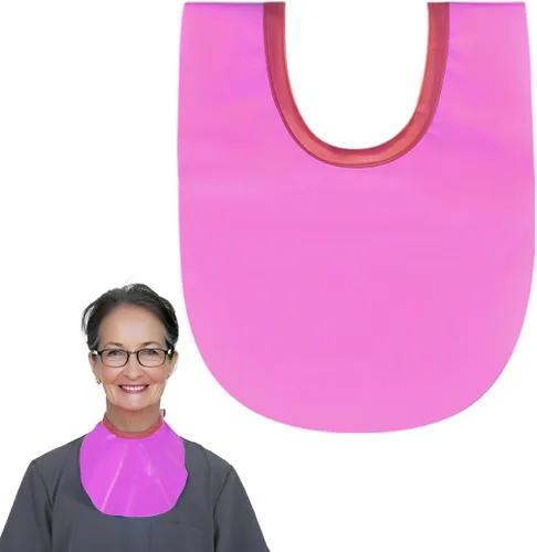 Vista 7 de Cubierta impermeable de traqueotomía para ducha, protector de estoma para cuello, protector de comodidad ajustable (azul, 1 unidad)