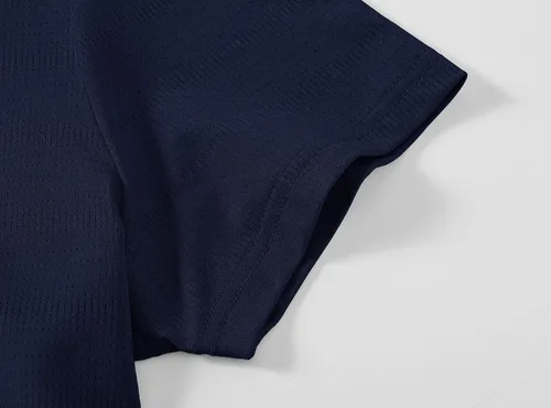 Vista 5 de BASUDAM Polo de golf para mujer, cuello en V, manga corta, sin cuello, camisetas de tenis para correr, secado rápido
