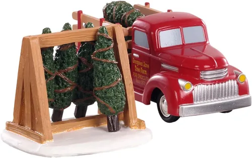 Vista 3 de Lemax - Entrega de árboles 93423 Transporte de árboles de Navidad - Aldea de Navidad Winter Village