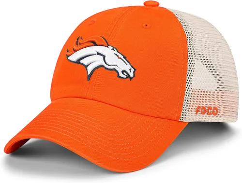 Vista 21 de FOCO NFL - Gorra de camionero de malla casual con logotipo del equipo de la NFL para hombre