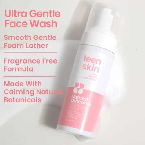 Vista 6 de natural outcome Dúo de Lavado Facial para Piel Adolescente Lavado Facial Diario Suave con Espuma para Niños y Niñas Ingredientes No Tóxicos