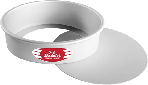 Vista 31 de Molde para tarta redondo de aluminio anodizado Fat Daddio con base extraíble